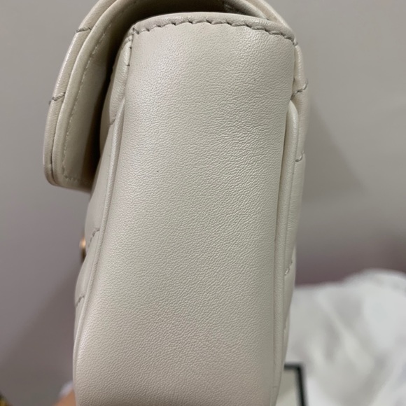 ❤️SOLD❤️GUCCIWhite Super Mini GG Marmont Bag✨ - Picture 12 of 17